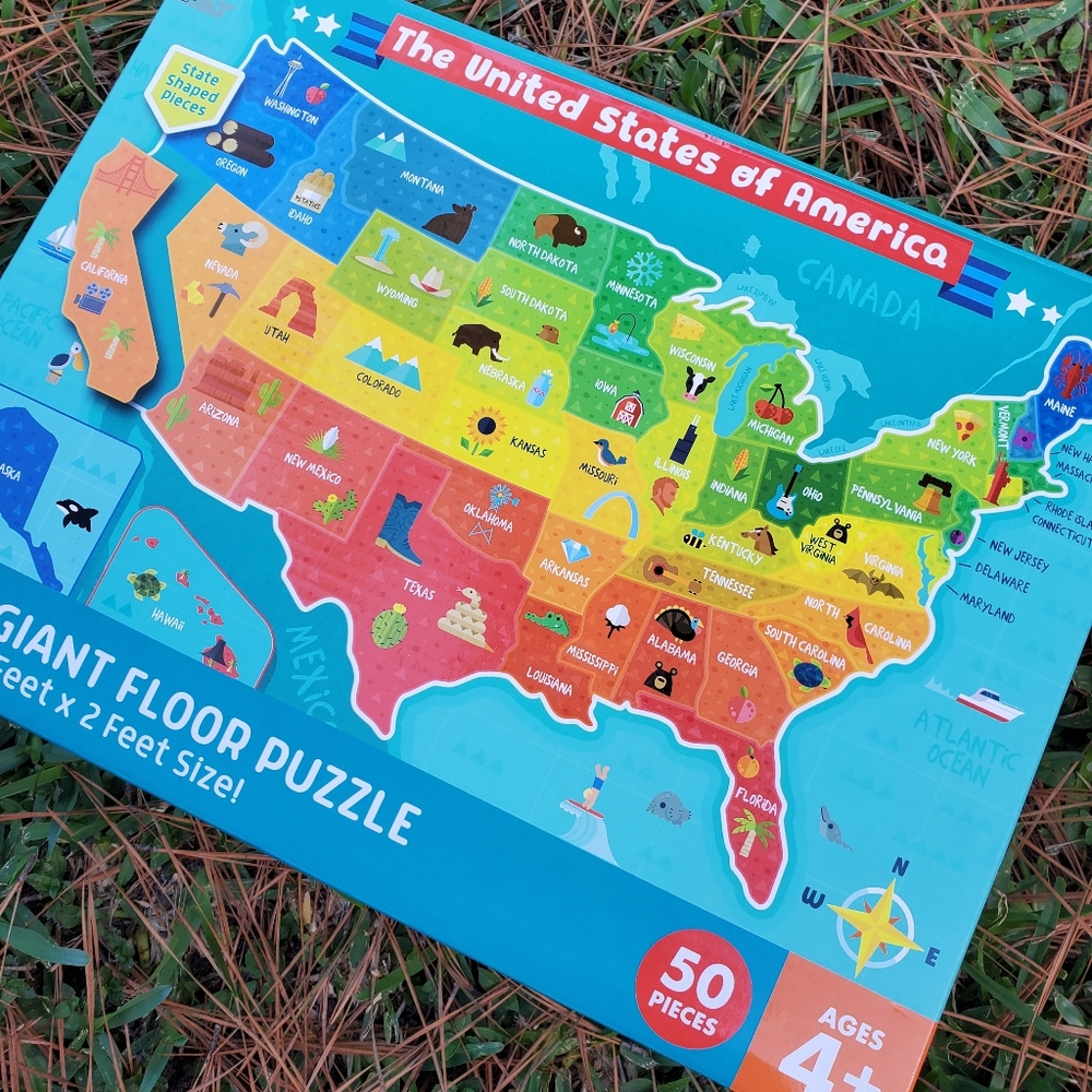 UNITED STATES FLOOR PUZZLE